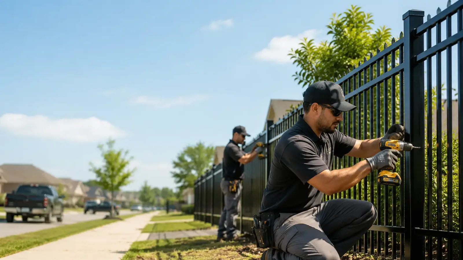 Metal Fence Installation in Crown, PA